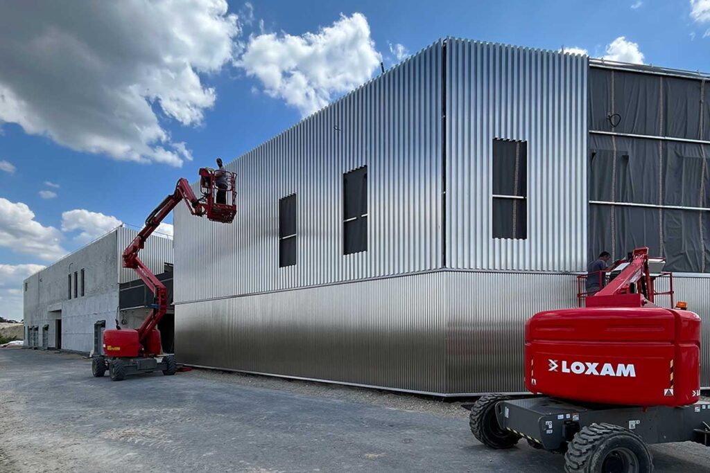 Cantiere centro tecnico a Acheres