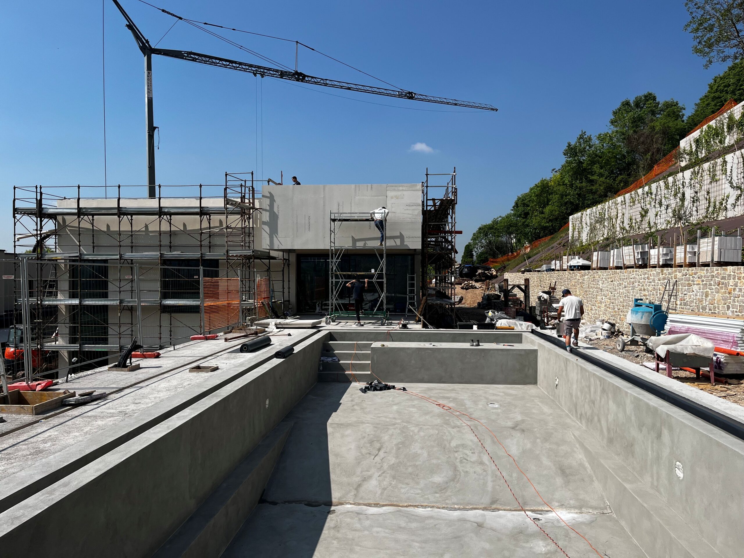 Cantiere residenza privata a Cellatica