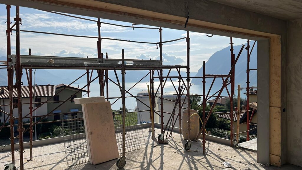 Cantiere residenze a Zorzino